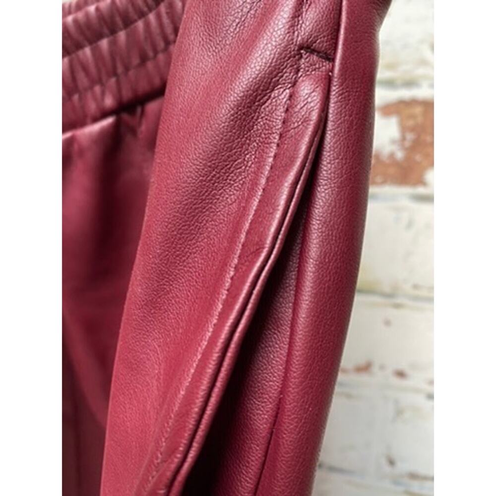 ASOS Burgundy Wide Leg Pants - Picture 10 of 11